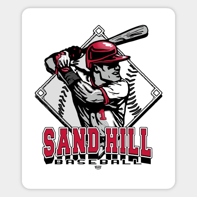 Sand Hill Forever Baseball Diamond Magnet by MudgeSportswear